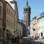 Lutherstadt Wittenberg Blick zur Schlosskirche