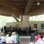 die "Stadtmusik" auf der Bühne